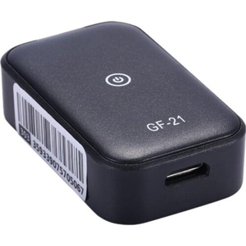 GF21 Mini GPS Tracker Locator Car Tracker App Anti-Lost Device Voice Control Recording High-definition Microphone WIFI+LBS+GPS