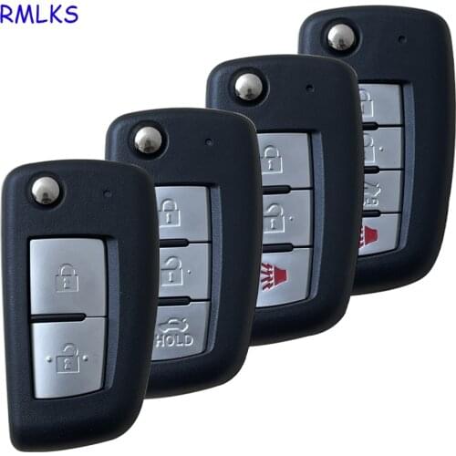 New 2014 Remote Key Shell Fob 3 4 Button Fit For Nissan Sylphy Sunny NV200 March Tiida Qashqai FOB Key Case Cover