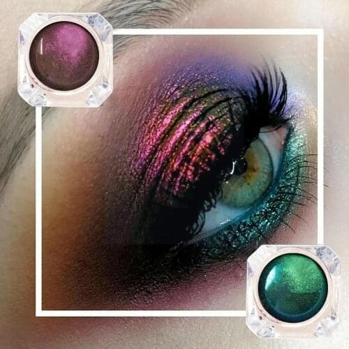 New Mashed Potatoes Eye Shadow Metal Chameleon Makeup Palette Shine Pigment Eye Color Shadow Shimmer Shadow Diamond Single E8Y9