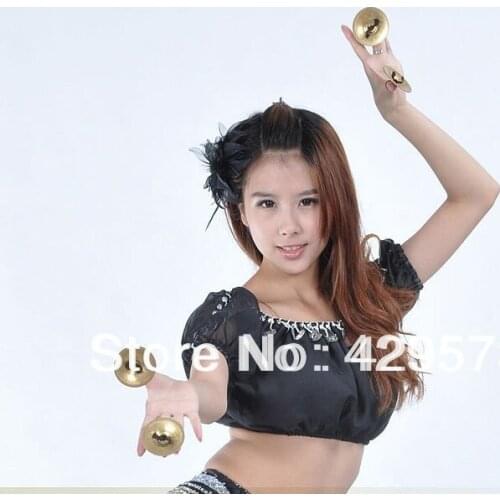 New pattern belly dance copper/brass Finger-Cymbal