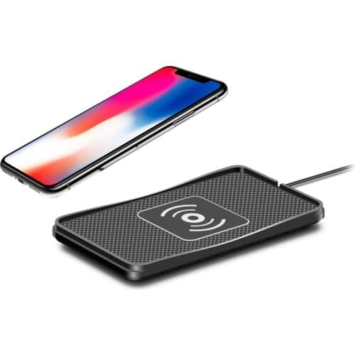 Hot Non-Slip Fast Charging Wireless Car Charger Pad For Iphone X 8 8Plus Samsung S8/S8+/S7/S7Edge/ S6/ Edge/Note8/5