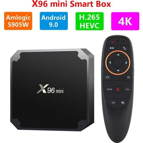 Smart TV Box X96 mini Android9.0 4K Android TV BOX with Keyboard Amlogic S905W Quad Core Support WiFi M3U Netflix Media Player