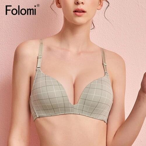 Simple Comfortable Bras for Women Push Up Bras No Wire Brassiere A B Cup Underwear Seamless lingerie