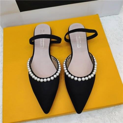 Good Quality For Ladies Summer андали Женские Shallow Pearl Slippers Womens Sandals