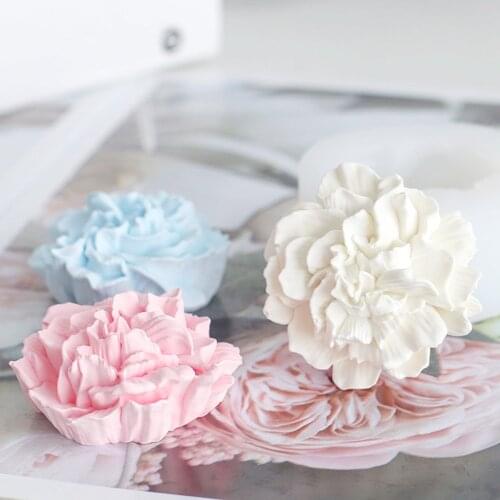 Rose Flower Soap Silicone Mold for Soap Candle Resin Craft Plaster Making DIY