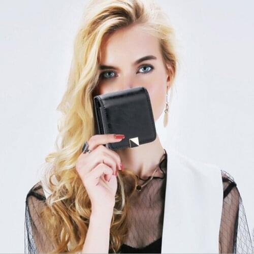 Mirror Lipstick Cosmetic Bag Makeup Mirror Bag Portable Large Capacity Mini Bag Beauty Box Toolbox Storage Box