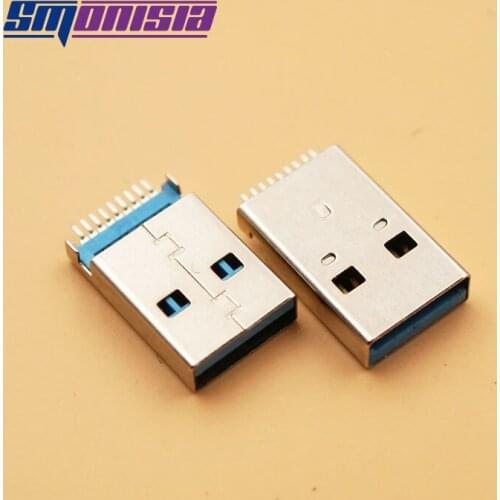 10pcs 3.0 A USB Male Socket Plate USB interface 3.0 high-speed transmission