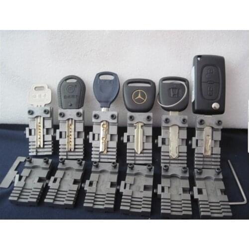 2pcs Key Machine Fixture Clamp Parts Locksmith Tools for Key Copy Machine For Special Car Or House Keys