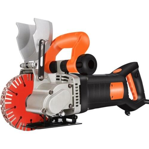 220V4.8KW wall chaser concrete slotting machine without dead corners
