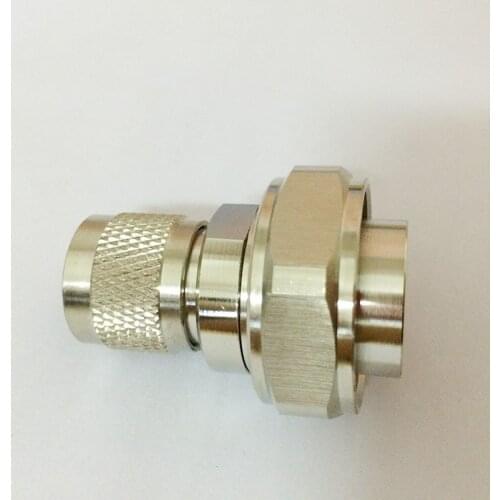 ALLISHOP N Type Male 7/16 Din Male Plug L29 Plug Male Adaptor to N male Plug RF Coax Connector Straight Adapter