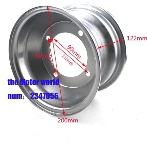 Aluminum 7 inch ATV Tire with Hub rim 16x8-7 For 50cc 70cc 90cc 110cc 125cc 250cc ATV