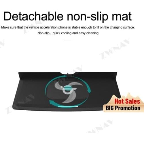 QI car Fast wireleess charger for Range Rover Sport 2014-2017 Intelligent Infrared Fast Wireless Charging Car Phone Holder