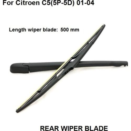Car Styling For Rear Windshield Windscreen Wiper arm + Blade 500mm Fits For CITROEN C5(5P-5D) 2001-2004