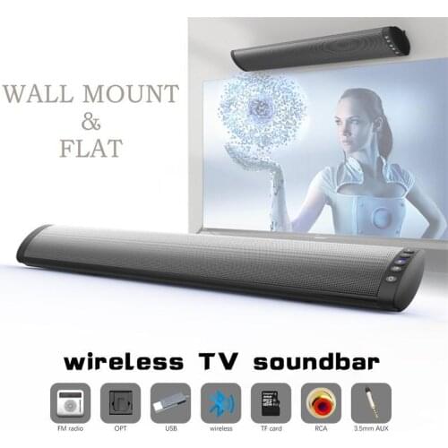 Wireless bluetooth sound column wall-mounted bluetooth speaker home theater computer speaker TV subwoofer sound bar music center