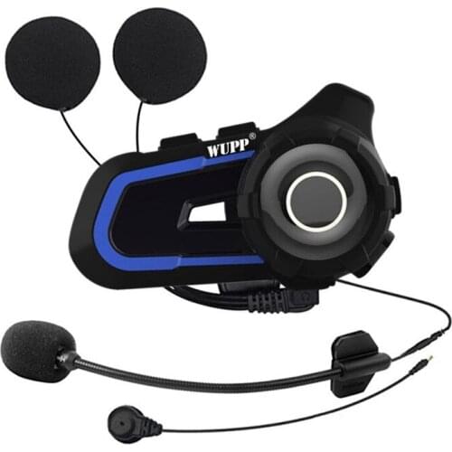 Motorcycle Bluetooth Headset Helmet Intercom Interconnection Outdoor Riding Headset Communication with Noise Reduction