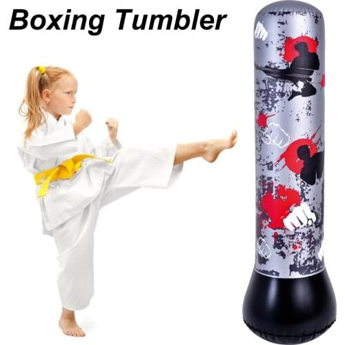Boxing Training For Kids Inflatable Punching Bag Standing Boxing Bag For Kids Over 3 Adult