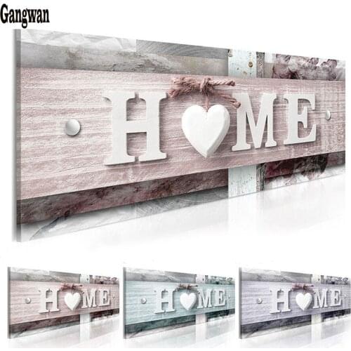 Large 5d diy Diamond painting,home sweet home,3d mosaic Diamond Embroidery full round square rhinestones“Warm”diamond pictures