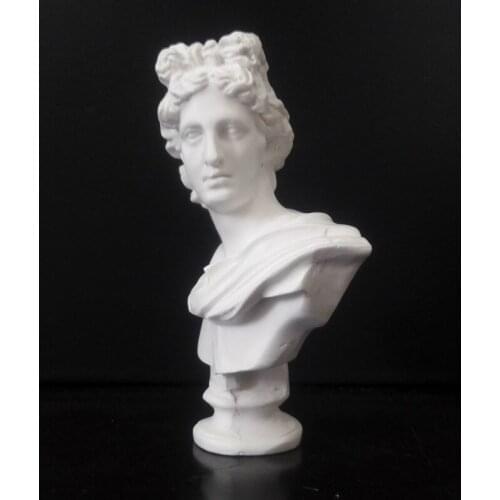 Arts European Style Decorations Apollo Mini Resin Plaster Statue Sculpture Art Teaching Aid Supplies European Style Decor