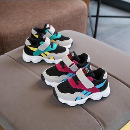 Size 21-30 Boys Breathable Casual Sneakers Baby Toddler Shoes Girls Shoes with Anti-slippery Children Wear-resistant Sneakers ap