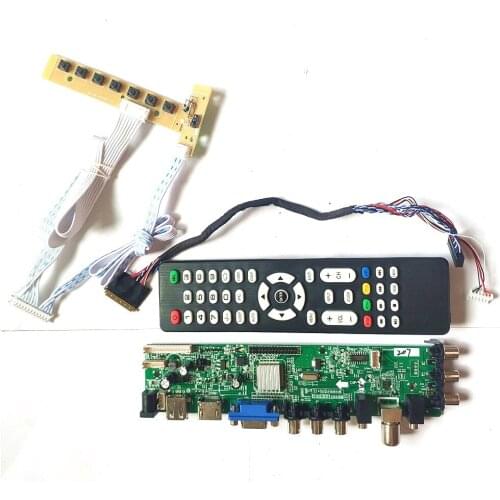 Fit LP156WF2-TLA1/TLA2 LP156WFC-TLB1 AV HDMI-Compatible VGA USB DVB 40pin LVDS 3663 TV digital upgrade 1920*1080 LCD board