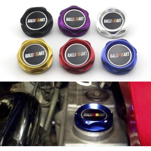Ralliart Racing Engine Oil Cap Oil Fuel Filler Cover Cap For Mitsubishi HT6315 Galant Montero Diamante Outlander Space Star