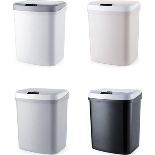 Intelligent Automatic Induction Electric Rubbish Trash Can Smart Waste Storage New 2020
