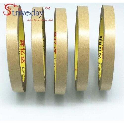 5pcs/lot 10mm wide 25 meters long Water free kraft paper tape photo frame tapes sealing tape leather belt high viscosity DIY