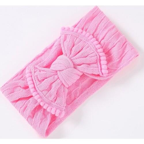 Baby Girl headbands Baby Toddler Turban Solid Headband Hair Band Baby Girl Bows Hair Accessories Headwear Headband for girls