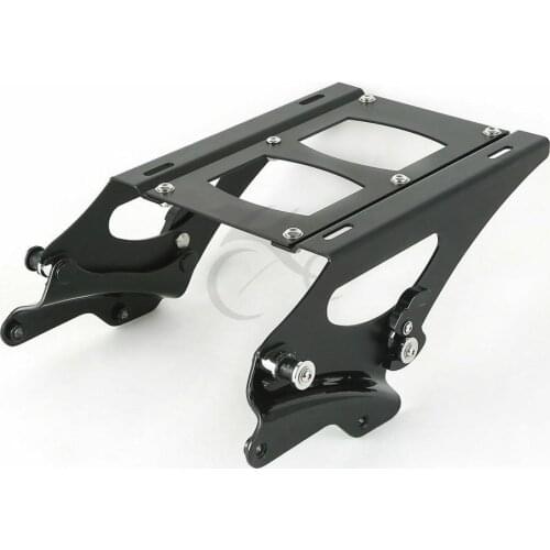 Motorcycle 2 Up Luggage Rack 4 Point Docking Kit For Harley Touring Tour Pak Pack Road King Electra Glide 2014-2020