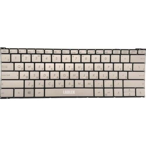 New Russian keyboard for Asus ZenBook 3 UX390UA UX390UAK Rose Gold backlit (RU7032)