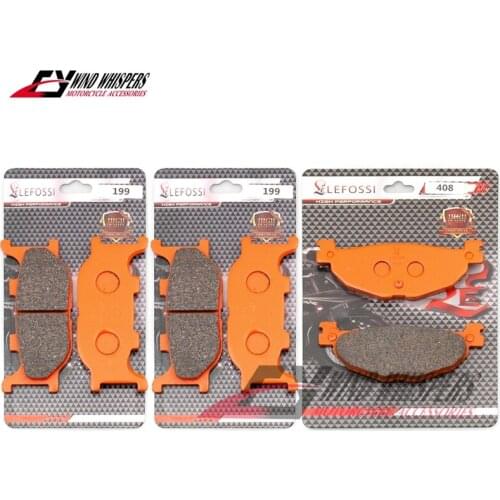 Dutch rock cotton Front Rear Brake Pads For Yamaha XVS 1300 XVS1300 AW / AX V-Star 2007-2009
