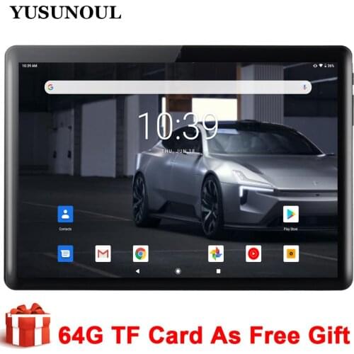 Newest Android Tablette 10 inch Tablet Pc Android 9.0 Google Market 3G Phone Call Dual SIM Cards WiFi GPS Bluetooth 10.1 Tablet