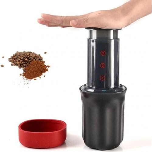 Mini Portable Coffee Machine Hand Coffee Maker Press Espresso Coffee Maker Manual Handheld Travel Camping Hiking Home Office