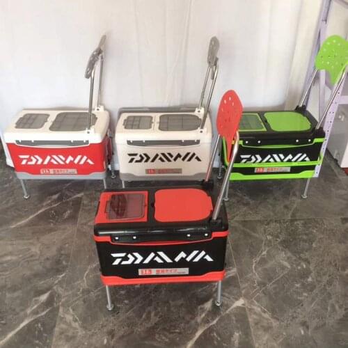 Fishing box four-legged lifting Incubator box Leisure wild fishing fishing box Fishing gear32L