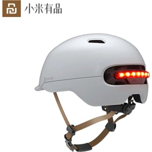 Youpin City Smart Flash Helmet Automatic Light Sensing Warning Light Brake Magnetic Suction Charging Automatic Shutdown Unisex