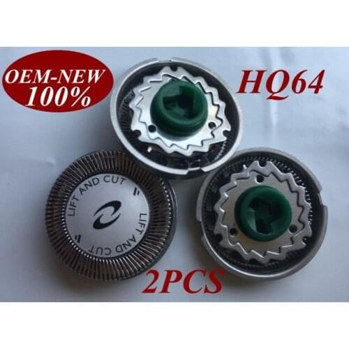 2Pcs HQ64 Replacement head razor blade for Philips electric shaver HQ54 HQ7325 HQ7320 HQ7340 HQ7380 HQ7360 HQ7390 HQ7110