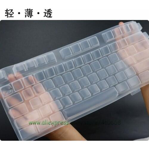 Silicone Protective Skin For Logitech G910 G810 G610 G310 Backlit Game Mechanical Keyboard cover Protector Button Dust Cover