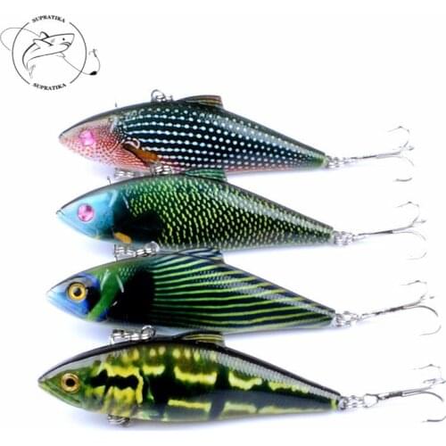4Pcs/Lot 8.5cm/14.6g Fishing lure Hard Baits Crankbait VIB Bionic Artificial Pesca Isca Swimbait Wobblers For Fishing Tackle