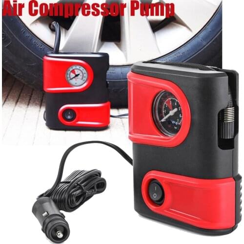 DC 12V 100PSI Car Air Compressor Inflatable Pump Outlet Compact Portable Auto Tire Pump Inflator For Car Bicycles Motorcycles