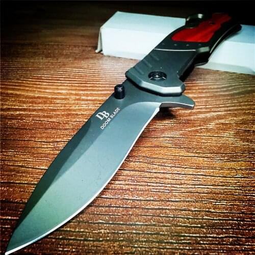 206mm 9CR18MOV Blade Quick Open Knives Folding Knife Tactical Hunting Survival Pocket Knives Combat Camping EDC Tools