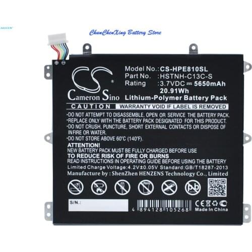Cameron Sino 5650mAh Battery BY02, HSTNH-C13C-S for HP 7600US, HSTNH-H408C, Slate 8 Plus, Slate 8 Pro