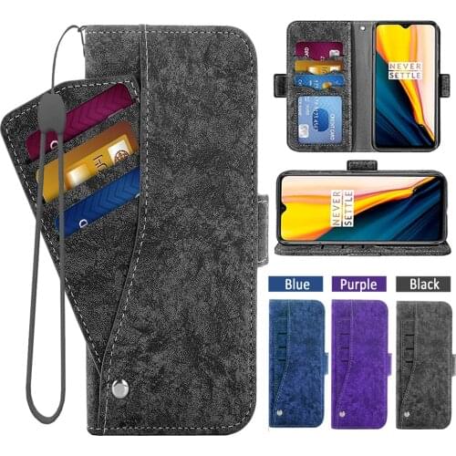 Magnetic Phone Case For OnePlus 7T OnePlus7t 5G One Plus7T 1 Plus T7 1plus + 1+ 1+7T Flip Leather Wallet Cover Card Holder Coque