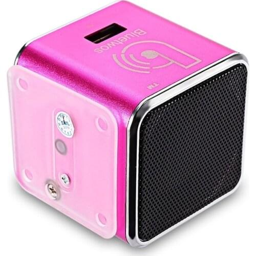 Digital FM Radio Speaker Portable FM Radio Receiver With LCD Stereo Loudspeaker Support Micro TF Card A2 Mini TD-V26