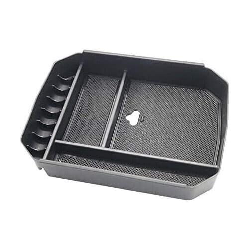 For Toyota Highlander XU50 Kluger 2014~2019 Car Central Armrest Storage Box Center Console Flocking Organizer Holder Accessories