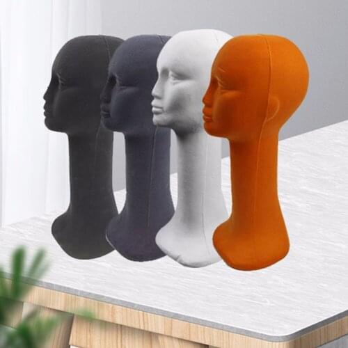 Foam Head Practical Mannequin Head Dummy Head Female Head Model Hat Wig Glasses Convenient Prop Display Adult Mannequin Head