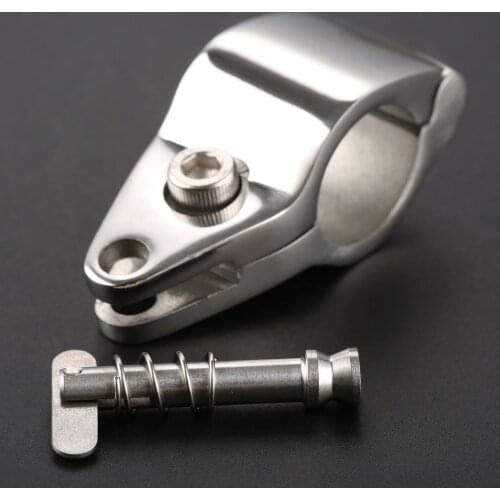 Jaw Slide Hinged Bimini Top Fitting Stainless Steel Marine Awning Hardware Fitting Rowing Boats Accessories Marine 7/8 Inch 22mm