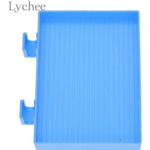 Lychee Life Dual Use Diamond Embroidery Large Tray Plastic Rhinestone Capacity Plate Accessory Diamond Painting Tools Supplies