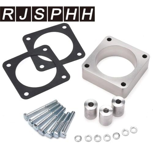 RJSPHH Throttle Body Spacer for Jeep Wrangler TJ YJ LJ Cherokee XJ 2.5L/4.0L Engine Gas MJ w/Gasket 1" Raise Manifold