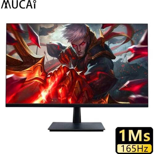 MUCAI 27 Inch PC Monitor 165Hz IPS Lcd Display HD Desktop Gaming Computer Screen Flat Panel HDMI/DP