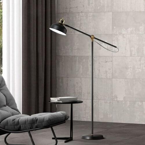 Nordic Retro Standing Lamp American Style Industrial Floor Lamps For Living Room Sofa Bedroom Furniture Study Room Home Decor